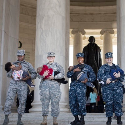 Breastfeeding in Combat Boots