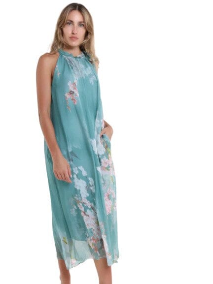 Silk Floral Dress Dresses mom fave 