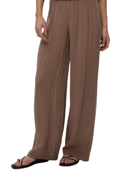 Gauze Pant by Michal Stars Bottoms Michael Stars XS Cobblestone 