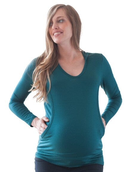 Natalie Nursing Hoodie Tops alex & harry Peacock 1 