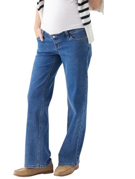 Miller Wide Leg Jean (over bump) Bottoms Ripe XS True Blue 