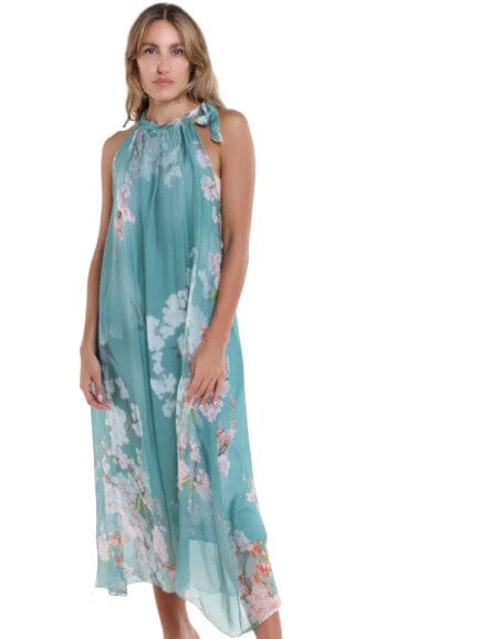 Silk Floral Dress Dresses mom fave 